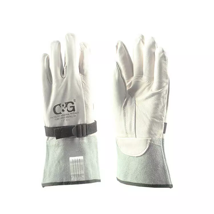 leather protective glove