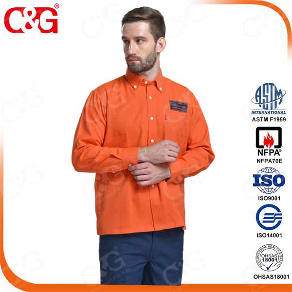 8cal elecrical arc flash working shirt -C&G Safety