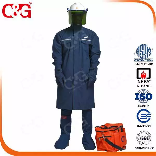 NFPA 70E <a href=/arcflash/ target=_blank class=infotextkey><a href=/arcflash/ target=_blank class=infotextkey>arc flash protection</a></a> suit -LEVEL 4