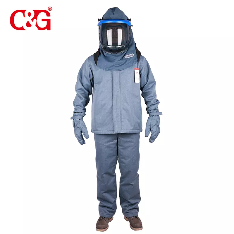 <a href=https://www.cgprotection.com/cat4/ target=_blank class=infotextkey>HRC 4</a> Arc Flash Kits (40 cal/cm²), Arc Flash Switching Suit