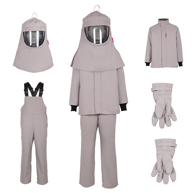 Arc Flash Protection Kits 40 cal/cm² CAT4 Double layers Grey | Shanghai C&G