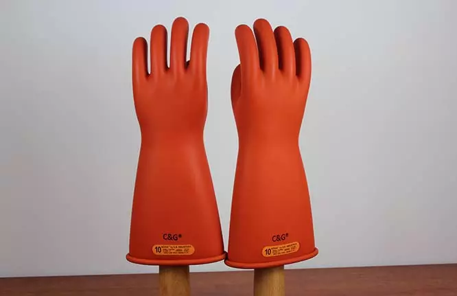 Rubber Electrical Insulating Gloves