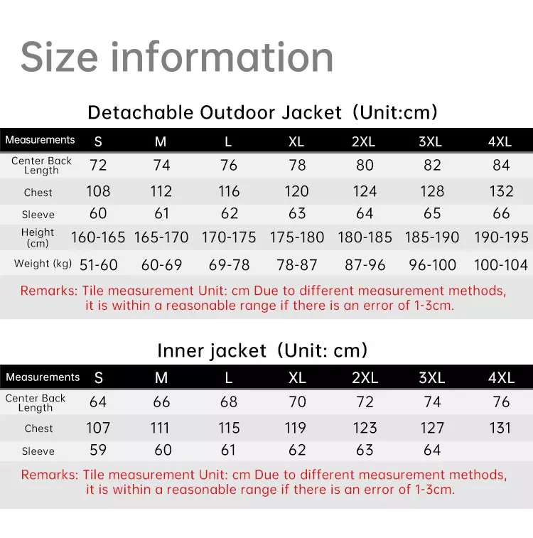 Outdoor Jacket With Hood And Detachable Interior Model: STW-J-P100